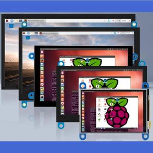 Suitable for <strong>Raspberry</strong> <strong>Pi</strong> Display 4B3B Portable 3.5 inch 4.3 inch Driver Free <strong>VGA</strong> Chassis Secondary Screen - Product Image 1
