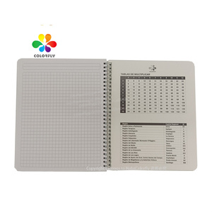 <strong>Basic</strong> Simple Notebook Wide Ruled Wire Bound Spiral School <strong>Book</strong> Notebook Assorted Solid Colors Wide Ruled Composition Notebook - Product Image 4