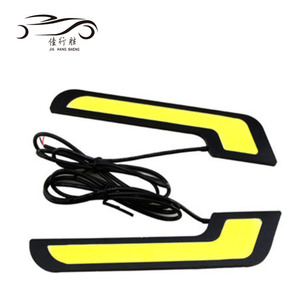 7 şekil ampul drl <span class=keywords><strong>Led</strong></span> gündüz farları araba Styling ve sürüş güvenlik otomobil aksesuarları DC <span class=keywords><strong>12V</strong></span>