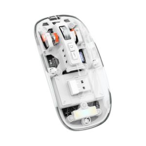 Professional Factory Multi-Color Adjustable <strong>Dpi</strong> for Bluetooth Rechargeable Silent Wireless <strong>Mouse</strong> New Trendy Transparent <strong>Mouse</strong> - Product Image 2