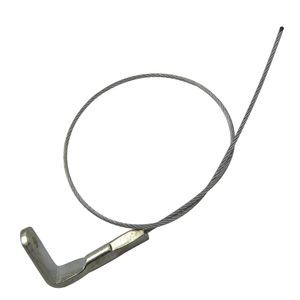 Güvenlik kullanımı için 90 derece bükme terminali galvanizli tel halat kablosu bükülmüş göz terminali montaj kablosu - Product Image 4