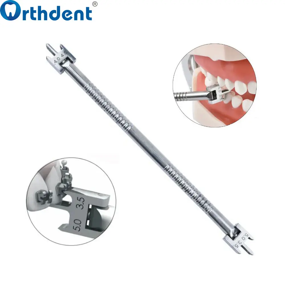 Soporte Dental de Alta Precisión, Localizador de Varilla de Acero Inoxidable, Herramienta de Instrumentos de Materiales de Ortodoncia, 1 Unidad