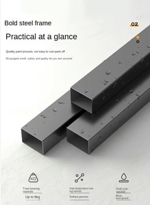 El Escritorio de ordenador de madera maciza simple de gama alta con estantería es adecuado para muebles de oficina, estudios familiares y edificios de oficinas. - Product Image 4