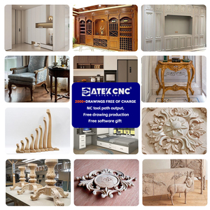 Enrutador ATC de madera CNC 1325, máquina enrutadora de madera CNC ATC de 4 ejes con dispositivo de perforación 5 + 4 y enrutador 3D de cuarto eje de rotación