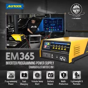 AUTOOL EM365 Inverter <strong>Programming</strong> Power Supply &amp; Charger &amp; Starter 3 in 1 Car Jump-starting Supply <strong>Custom</strong> Logo Customized - Product Image 5