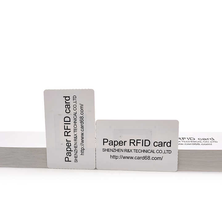 บัตรโดยสารกระดาษโรงแรมแบบพกพา NFC 13.56MHz เป็นมิตรต่อสิ่งแวดล้อมสามารถพิมพ์ได้
