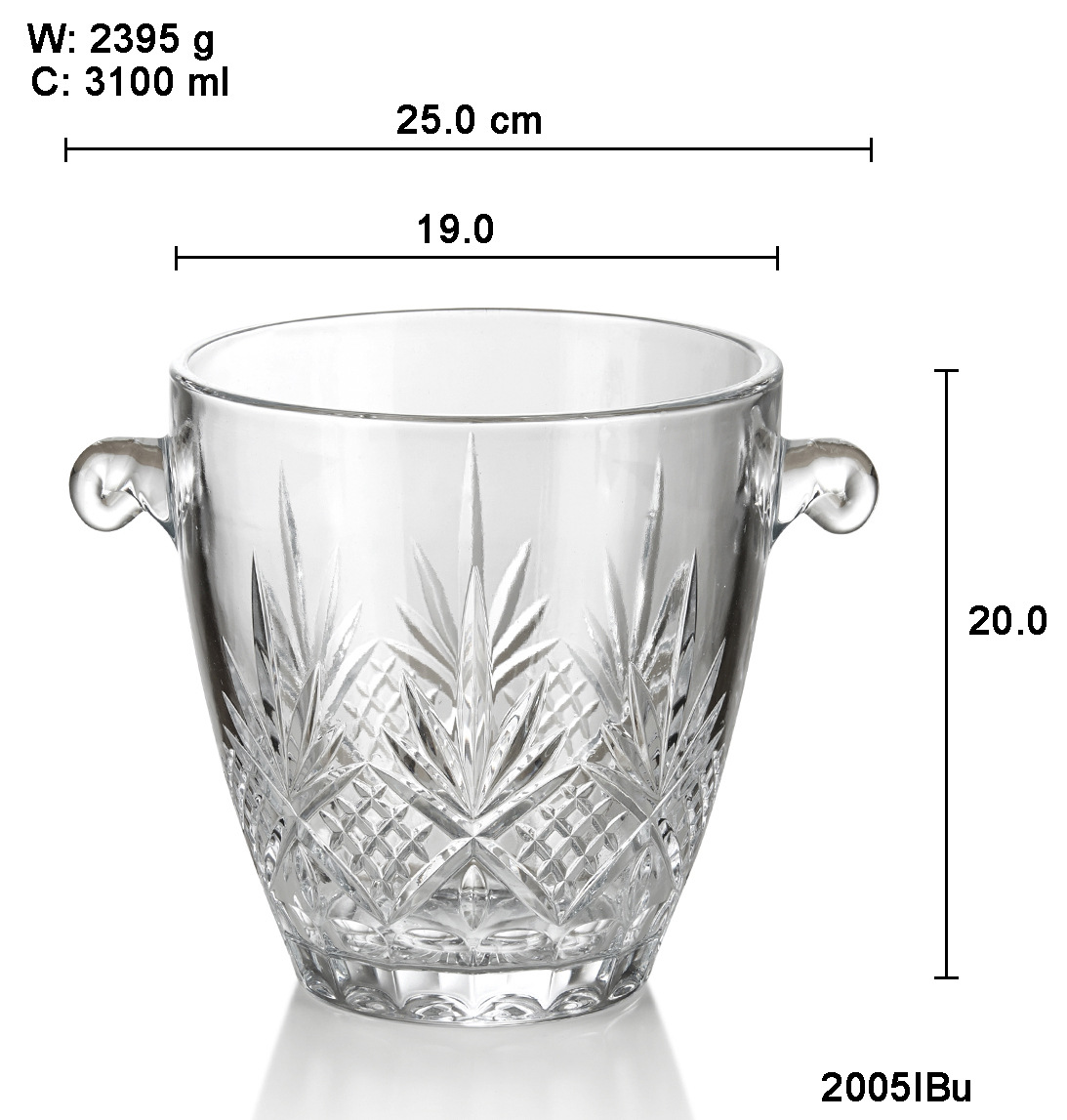 3.1l dublin king ice bucket KC22965