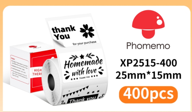 5 * ขาว25*15mm-400แผ่น