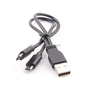 สายชาร์จเร็วไมโคร USB คู่อัจฉริยะ2-in-1 5ม. พร้อมระบบป้องกันสายถักสำหรับอุปกรณ์แอนดรอยด์และการใช้คอมพิวเตอร์ - Product Image 5