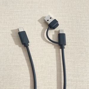 2 In1 Mobile Phone Fast Charging Cable USB A/C Male to Type C Male <strong>Data</strong> Cable Charger Cable Type C