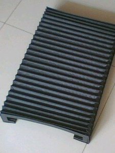 Máy Lắp Ráp Có Thể Gập Lại Bụi Bảo Vệ Bìa Đen Linh Hoạt <span class=keywords><strong>Accordion</strong></span> Bụi Che Cho Máy - Product Image 5