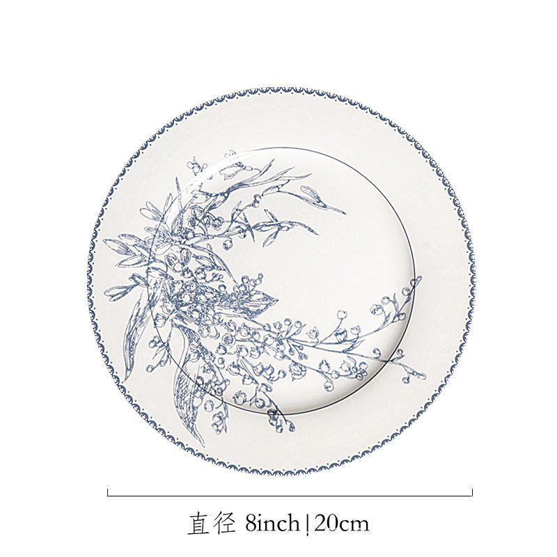 Vein 8 inch plate