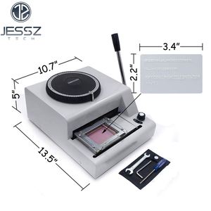 Hochwertige Präge maschine für PVC-Karten-Kunststoff karten präge PVC-Coded rucker - Product Image 5