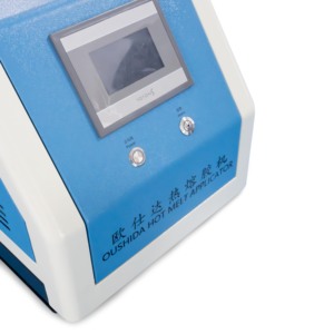 OSD-107A उच्च परिशुद्धता हॉटपिघल गोंद आवेदक गर्म पिघल गोंद बंधन मशीन बेबी डायपर के लिए थोक गर्म पिघल चिपकने वाली मशीन बेबी डायपर के लिए - Product Image 3