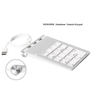 Miniteclado de número de entrada de datos portátil, USB, 23 teclas, teclado numérico - Product Image 3