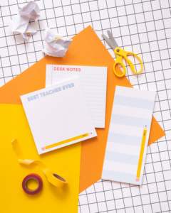 记事本自定义徽标印刷A5 Planner 100页教师记事本 - Product Image 4