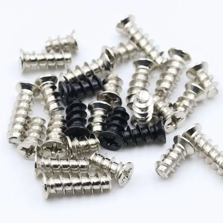 standard Flat head tapping thread m4 m5 m4.8 zinc black nickle silver case cpu Fan Screws