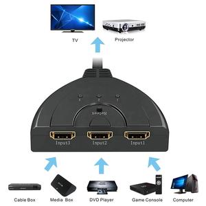 <strong>3</strong> Port for HDMI Video Switcher <strong>Splitter</strong> 1080p 4K <strong>Output</strong> <strong>3</strong> Inout 3x1 Audio &amp; Video Accessories