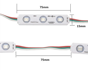 WS2811 RGBLEDモジュール20X100X 50503サインデザインウィンドウフロントストアライト12Vレターサインボード - Product Image 3
