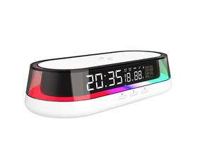 W39L Best Selling Product in 2023 Super Fast Wireless <strong>Charger</strong> with Clock and Calendar Display