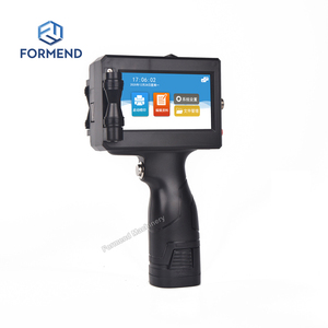 Macchina portatile Semi automatica per stampante a getto d'inchiostro 600dpi per bottiglia di vetro per stampa con codice data - Product Image 4