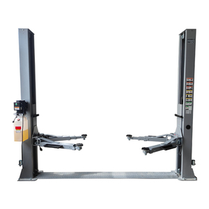 4/4.5T 9000/1000lbs manuel bırakma hidrolik otomatik kaldırma iki Post otomatik rampa araç asansör rampası 2 kutuplu - Product Image 3