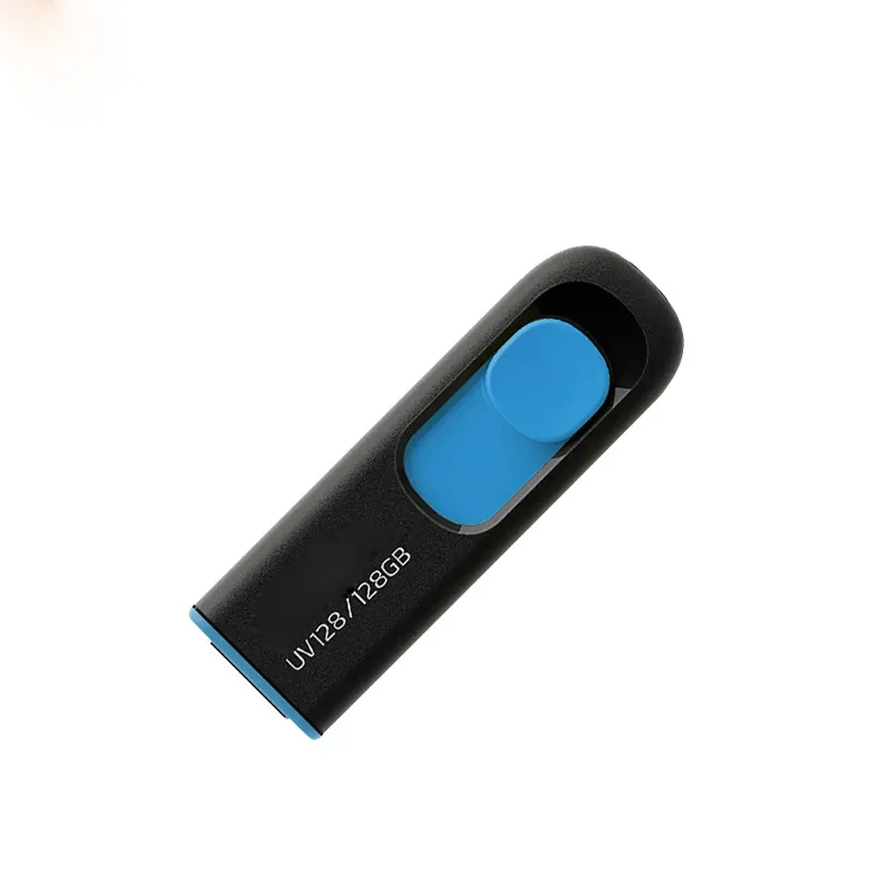 Termurah merek Adata Push Pull plastik USB Flash Drive kecepatan tinggi USB 3.2 Gen1 transmisi 16G/32G/64G/128G/256G