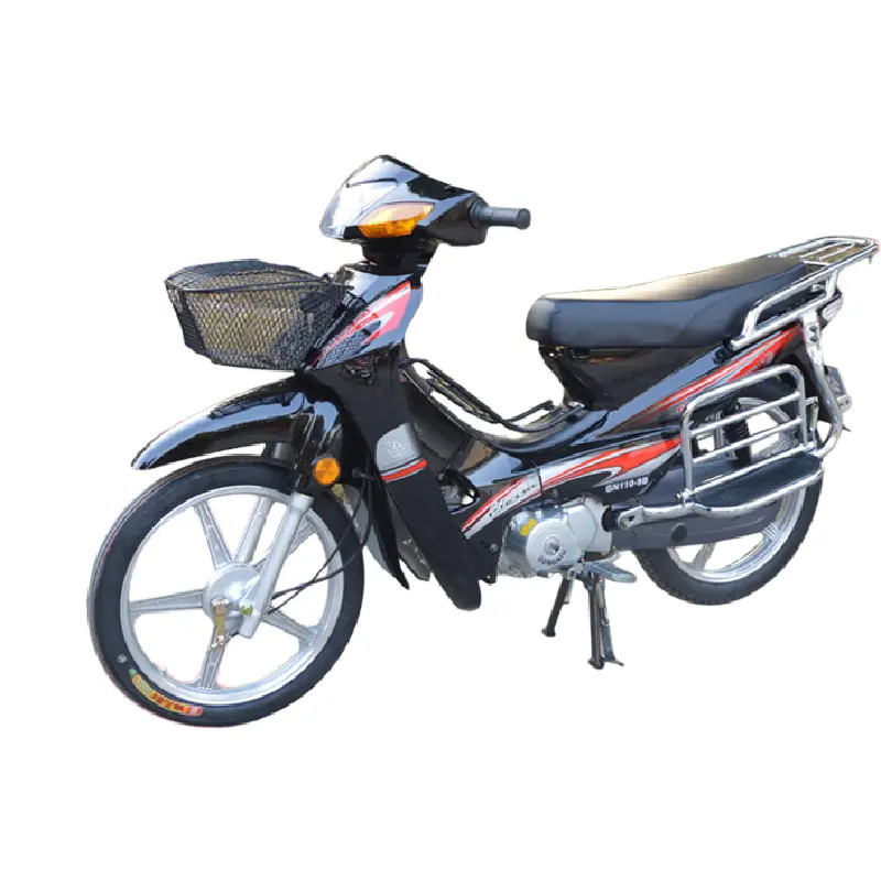 Yüksek kalite dayanıklı klasik motosiklet scooter 110CC yakıt verimli yetişkin motosiklet moped