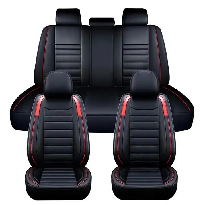 Funda de cuero PU para asiento de coche, conjunto completo de asientos delanteros y traseros, funda de cojín impermeable Universal, la mejor oferta