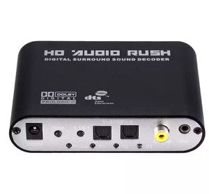 光学5.1模拟音频转换器高清音频Rush Dolb声音解码器处理器 - Product Image 3