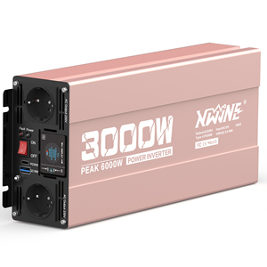 3000瓦功率逆变器12V DC至110V 120V交流汽车插头适配器插座转换器改进型逆变器，带快速充电 - Product Image 5