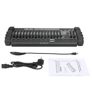 VALAVA Black <strong>MIDI</strong> Operator 384 Channel Light <strong>DMX</strong> <strong>Controller</strong> - Product Image 1