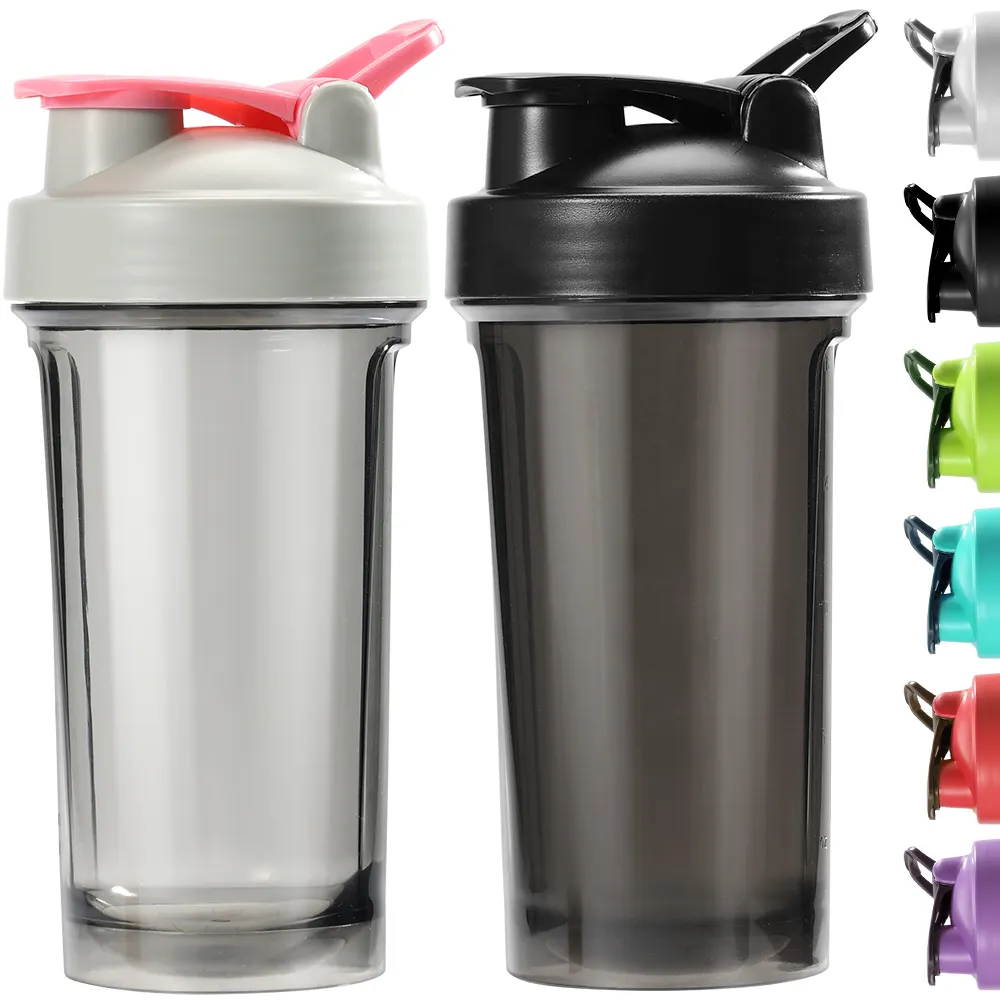 Unisex 500ml Workout Blender Shaker Bottles Custom Logo Gym Protein Shakers Travel Direct Drinking