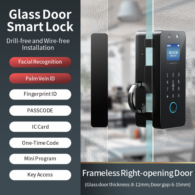 Frameless Right-Hand Door