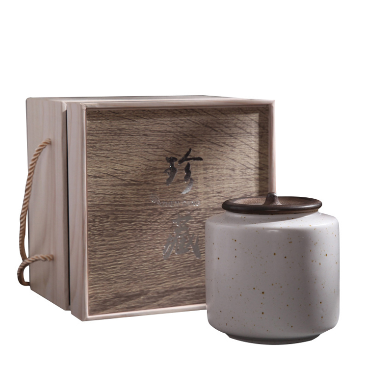 White Ceramic Kitchen Sugar Coffee Tea Food Canister Storage Jar And Bottles Set With wooden Lids
