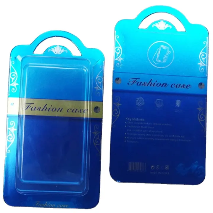 卸売プラスチックトレイスマート携帯電話ケースパッケージカスタム形状紙スライドブリスターカード包装