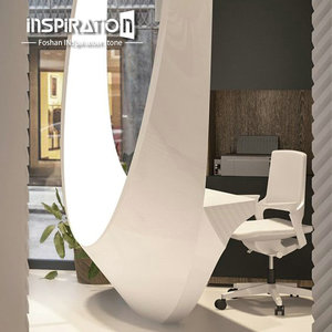 Eleganter Empfangs tisch Moderner Schreibtisch Büro Licht Luxus GRG Classic Executive Tisch