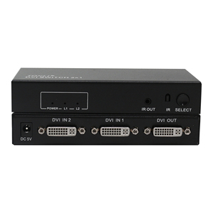 Tonli 4K 1080p 2-to-1 <strong>DVI</strong> Video Selector Black Splitters &amp; Converter with 2 <strong>Inputs</strong> and 1 <strong>Output</strong> Supports 2-to-1 <strong>DVI</strong> Switch - Product Image 3