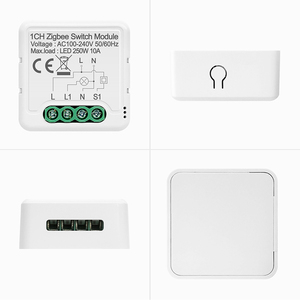 <strong>Zigbee</strong> Switch <strong>Module</strong> 1/2/3/ 4CH Tuya Smart Things Hub Wireless Light Switch Relay Compatible Alexa Google - Product Image 3