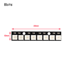 DIYmall WS2812B indirizzabile anello LED 7 bit a 60 bit 5050 RGB modulo LED driver integrati per Arduino Raspberry Pi ESP32 - Product Image 3
