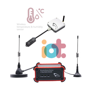 Real Time <strong>Wireless</strong> Alarm <strong>Temperature</strong> and Humidity Rf Transmitter Monitor <strong>Sensor</strong> for Alarm - Product Image 1