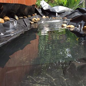 Industrial Design Style 1mm <strong>1.2mm</strong> <strong>HDPE</strong> LDPE LLDPE Geomembrane for Biodigester Biogas Plant and Shrimp Fish Farming Pond Liner - Product Image 3