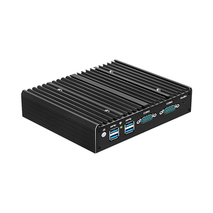 Win10 IoT Industrial Desktop Mini PC 4-Core 2 rs232 DDR4 RAM VGA Fanless Dual LAN Intel Celeron Ubuntu Linux 4K EU/US Plug New - Product Image 3
