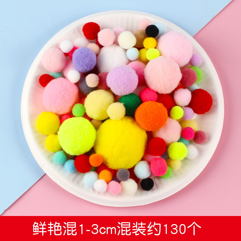 Approximately 130 pieces of brightly colored mixed 1-3cm pieces