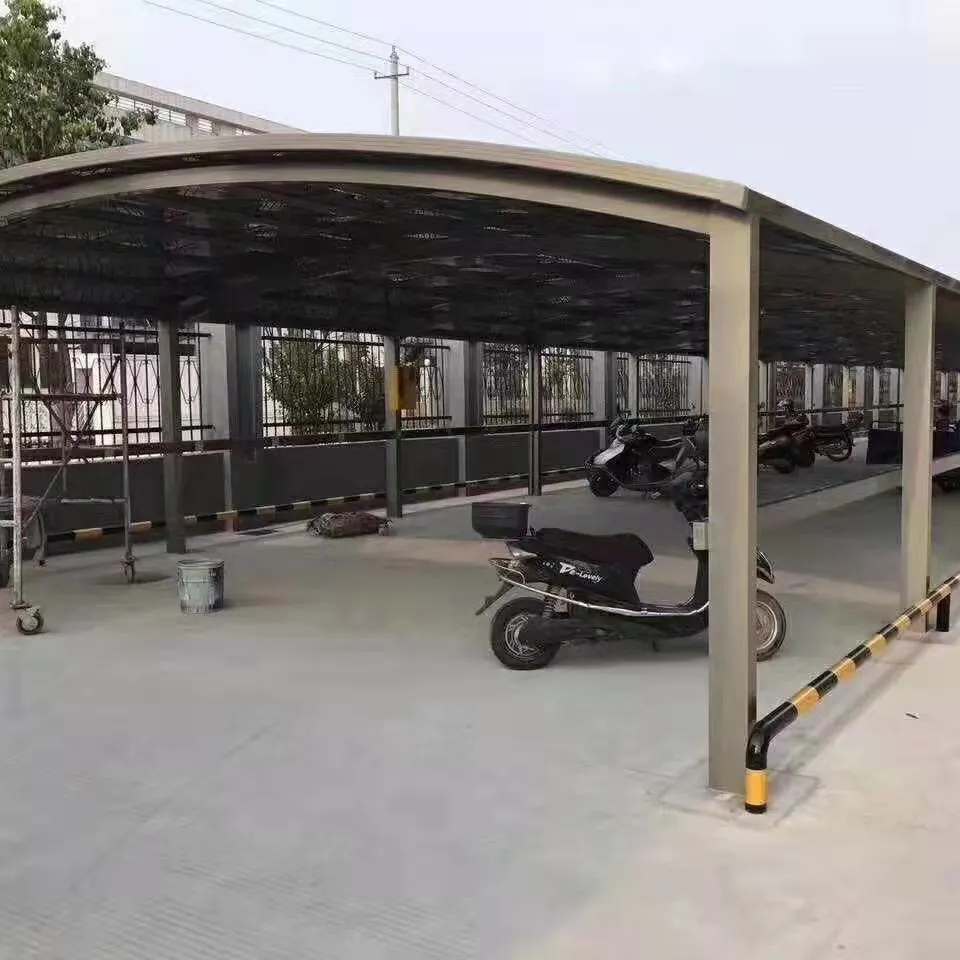 Prima Garage Motorrad garage mit klarem Kunststoff dach für den Großhandel