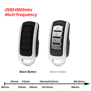 Control remoto Universal para puerta de garaje, 280-868 MHz, abridor de puerta, duplicador de código rodante fijo, 433mhz, 433,92 transmisor de mano, clon - Product Image 5