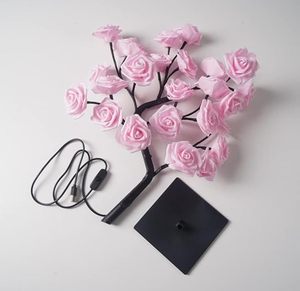 Lãng mạn 24 <span class=keywords><strong>Led</strong></span> Rose bảng đèn trong nhà giáng sinh trang trí ánh sáng ban đêm phòng ngủ đám cưới & bonsai cây chiếu sáng - Product Image 5