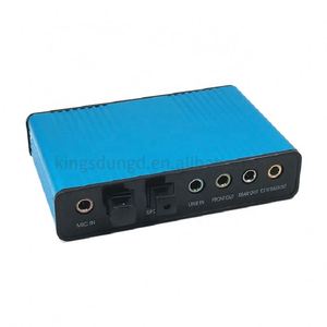 CM6206 Chipset External USB Sound Card Channel 5.1 7.1 Optical Audio Card Adapter for PC <strong>Computer</strong> Laptop Professional - Product Image 2