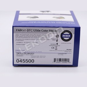 法戈DTC1250E彩色色带045500 ymko色带清洁辊
