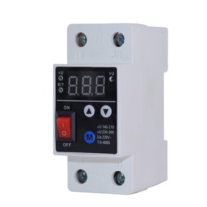 CNFLY 40A 230V Din Rail Electronic Digital Display Adjustable Overload Voltage Protector MCB - Product Image 1